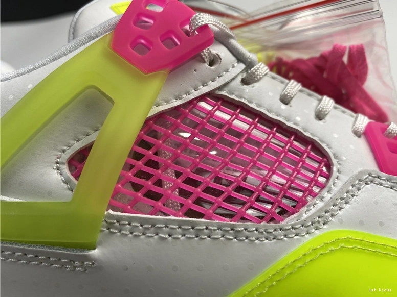 Jordan Retro 4 Pink White (GS) - CV7808-100 Lemon 0420
